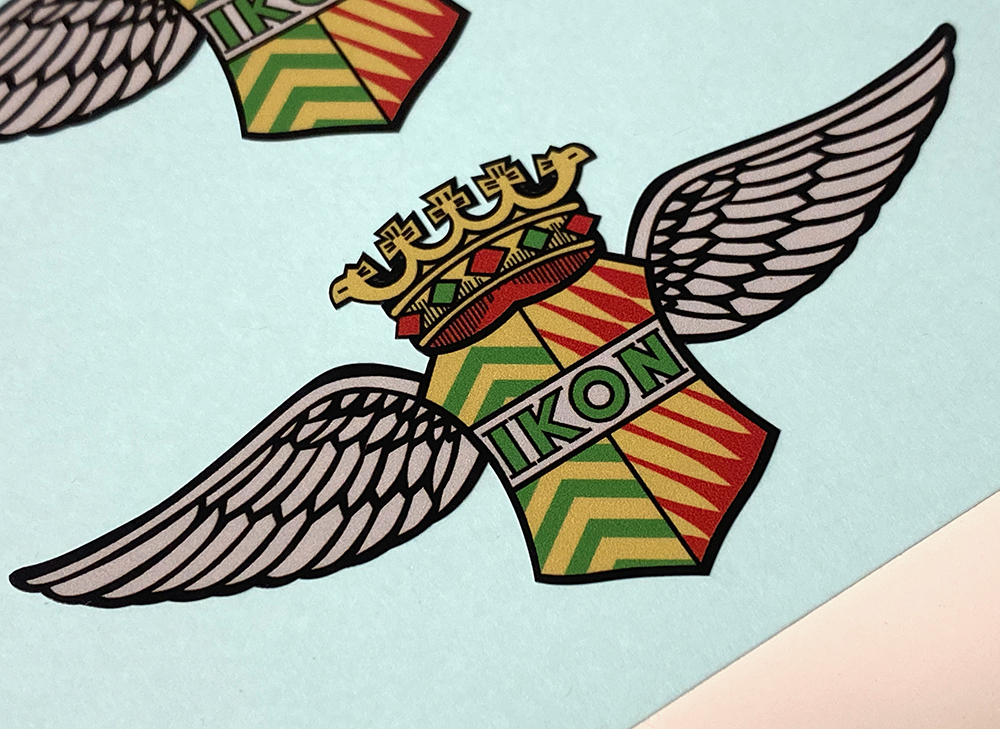 WING IKON ステッカー 2枚セット