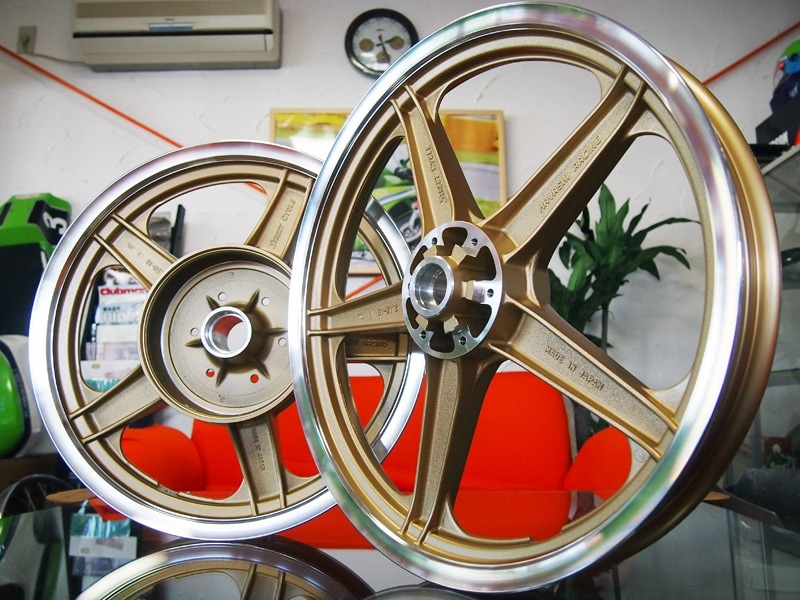 Z1 Z2 H2 HAYASHIキャストホイール フロント6穴 リアドラム